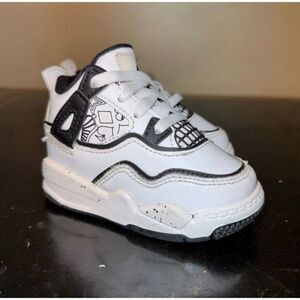 Nike Air Jordan 4 Retro Do It Yourself White DC4102-100 Toddler Baby Boy Size 4C